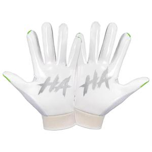 Gants de receveur de football américain personnalisés, légers, de haute qualité, professionnels, respirants, antidérapants, paume en silicone, doigts complets - Product Image 2