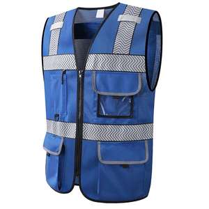 Chaleco de Seguridad Personalizado de Alta Visibilidad y Transpirable para Hombre, con Franja Reflectante, Impermeable - Product Image 2