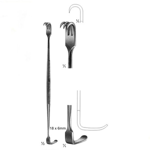 Retractor de acero inoxidable de 165mm, por GRAYROCKS ENTERPRISES, hecho en Pakistán - Product Image 1