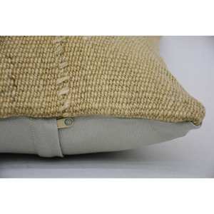 Beige 12x12 pulgadas lana Kantha Patchwork almohada tejida Floral Vintage bordado cuadrado estampado a cuadros para decoración del hogar suelo de Navidad - Product Image 4