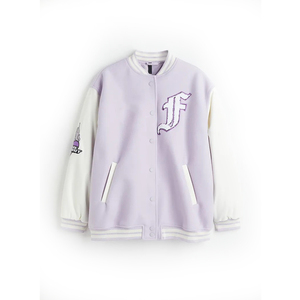 Chaquetas universitarias de invierno de lana con cuello levantado personalizadas para hombre, chaquetas universitarias de cuero con bombardero de béisbol de calle principal para hombre - Product Image 5
