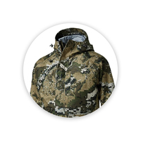 Chaqueta de caza de concha blanda personalizada de alta calidad para hombre, chaquetas de caza de invierno transpirables de lona impermeables para exteriores multicolor
