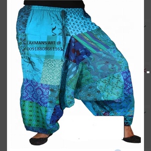 Vente chaude Style bohème coton Patchwork pyjamas nouveau indien Bollywood pantalons décontractés Boho coton pyjamas - Product Image 2