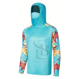 เสื้อฮู้ดแขนยาวลายพรางสำหรับผู้ชายเสื้อฮู้ดตกปลาลายพรางราคาถูกผลิตในอุตสาหกรรมจากปากีสถาน - Product Image 1