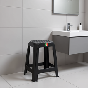 ELFO Assorted 22300 Taburete de Baño Stefanplast 41x35x46cm Carga Máxima 100kg Estantes de Baño Duraderos - Product Image 3