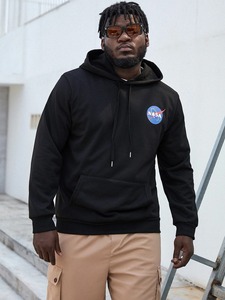 Sweat à capuche épais en molleton 100 % coton pour homme, respirant, uni, idéal pour l'impression personnalisée - Product Image 3