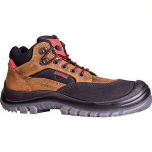Botas de Seguridad de Cuero Sherpa S3 EN20345 Talla 39 Marrón/Rojo - Equipo de Protección para Jardinería - Product Image 2