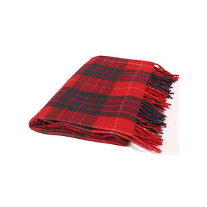 Venta superior Tamaño personalizado Ecológico Jacquard Fazer Lana Mantas de picnic Patrón tejido rojo para uso en exteriores Buen precio Fabricado - Product Image 5