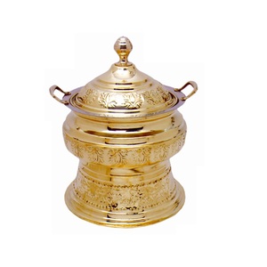 Nouveau Style en métal chauffe-plat fêtes de mariage restauration servant chauffe-plats en métal chauffe-plats serveur de nourriture chaude chauffe-plat en métal - Product Image 4