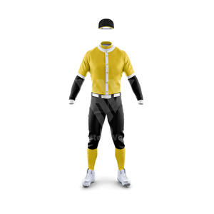 Conjuntos de uniformes de béisbol y softbol ligeros para hombres y mujeres y uniformes de béisbol de diseño impreso con logotipo personalizado - Product Image 2