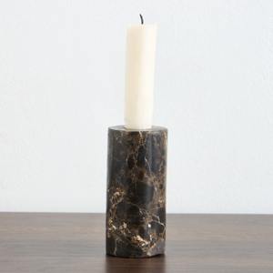 Trendy <b>Marble</b> <b>Candle</b> <b>Holder</b> Elegant Table Centerpiece Stylish Decorative Accent Romantic And Festive Home Display - Product Image 1
