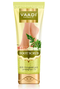 Gommage bio pour les pieds à l'huile de fenugrec et de citronnelle 110g Soin des pieds exfoliant et rafraîchissant aux herbes adoucit et nourrit la peau - Product Image 2