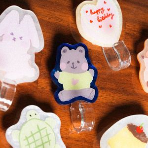 Gancho de Pared de Acrílico con Perla Personalizado, Logotipo Personalizado, Elegante, Decorativo, de Plástico, Venta al por Mayor - Product Image 1