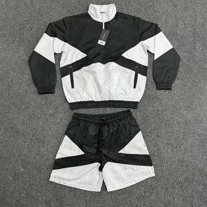 Conjunto de Chaqueta y Pantalón Cortavientos para Hombre, 2 Piezas, Chaqueta Deportiva para Ciclismo, con Forro Impermeable - Product Image 1