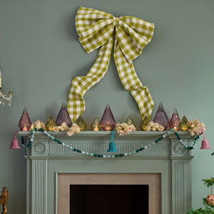 <b>Decorative</b> Christmas Rattan Hanging Bell Ornament Handmade <b>Festive</b> <b>Decor</b> For Home And Shop Display - Product Image 3