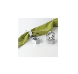 แหวนผ้าเช็ดปากอลูมิเนียมสีเงิน - Product Image 6