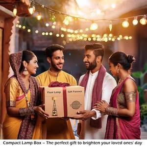 Lampe sur pied en bois nautique antique, trépied réglable, série imprimée, décoration de pièce, vente en gros - Product Image 5