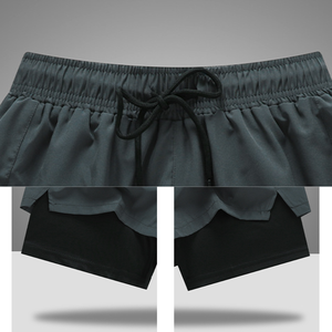 Short d'entraînement sportif pour hommes de haute qualité Nouveau design Bermuda motif confort solide avec ceinture élastique personnalisable - Product Image 6