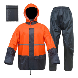 Combinaison de pluie pour homme ultra durable pour l'hiver, tissu tissé résistant et imperméable, ensemble deux pièces, camping, randonnée, protection quotidienne contre la pluie - Product Image 5