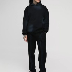 Nouveau survêtement de sport pour homme respirant de haute qualité avec logo personnalisé, ensemble jogging 2 pièces, survêtement évasé pour homme, service personnalisé - Product Image 1