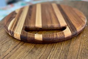 Planche à découper en bois avec poignée, lavable au lave-vaisselle, écologique, antibactérienne, en résine, planche à découper pour le fromage, de haute qualité - Product Image 3