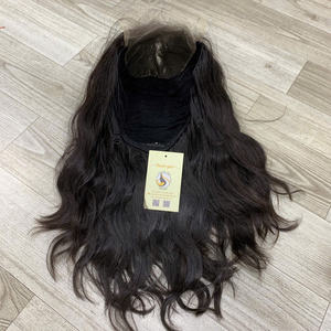 Peluca de pelo virgen birmano 100% Raw Deep Wave HD para encaje Frontal Glueless Super doble cutícula dibujada intacta cabello humano sin procesar - Product Image 1