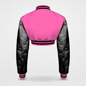 Chaqueta Universitaria Bomber Personalizada de Alta Calidad para Mujer, Chaqueta Varsity con Bordado Chenille - Product Image 6