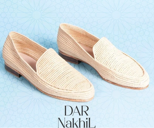 Zapatos de rafia hechos a mano, zapatos de rafia marroquí, mocasines de rafia, zapatos de rafia Natural - Product Image 1
