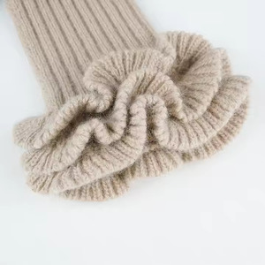 Nouvelle saison d'hiver mode femmes dame en cuir souple habillage gants hiver chaud avec fourrure femmes gants de conduite - Product Image 5