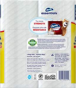 Charmine Essentials 1-Ply Mega Rolls Strong Bathroom <b>Tissue</b> 6 ea - Product Image 2