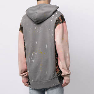 Nouveau Design Hiver Hommes Distressed Hoodies 100% Coton Couleur Personnalisée Unique Street Wear - Product Image 4