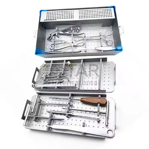 Juego de instrumentos de fragmentos pequeños de Venta caliente con fórceps de sujeción de huesos, instrumentos médicos, placa de trauma, Kits de cirugía ortopédica - Product Image 1