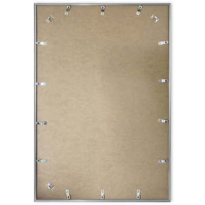 Modern Silver DIN A1 Poster Frame 59.4 X 84.1 cm Square Aluminum MDF Wood for Home Decor Decorative Purpose A2 A4 Compatible - Product Image 1