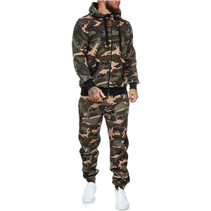 Conjunto Deportivo con Capucha para Hombre, Sudadera con Cierre Completo, Pantalones Joggers, Transpirable, Informal, para Otoño, 100% Poliéster, Corte Regular - Product Image 5