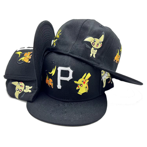 2509 más colores al por mayor de gama alta personalizado 3D bordado béisbol Hip Hop 6 paneles diseñador marca sombrero ajustado - Product Image 5