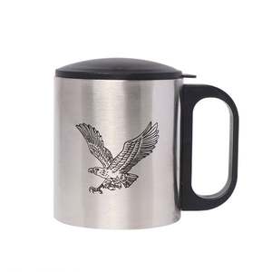 Taza de Acero Inoxidable de 220 ml, Doble Pared, Aislada al Vacío, para Viajes y Campamento, con Asa, Venta al Por Mayor de Fábrica, Personalizable - Product Image 4