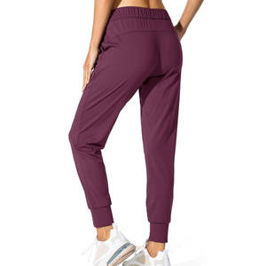 Pantalones deportivos de invierno para mujer, transpirables, ecológicos, de la mejor calidad, ropa de calle de algodón, estilo plano, Yoga frontal - Product Image 2