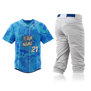 Uniformes Deportivos Personalizados para Hombre, Transpirables, de Secado Rápido, Uniformes de Béisbol a la Moda para Equipos Masculinos - Product Image 4