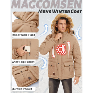 <b>Men's</b> Cotton-padded Hooded <b>Jacket</b> <b>Lightweight</b> Casual Autumn/winter Trendy Youth <b>Jacket</b> <b>Men</b> Zipper Hooded - Product Image 3