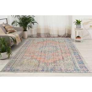 พรมลายเหรียญตราตุรกี: พรมปูพื้นแบบตะวันออกกันลื่น ลายพิมพ์ ดีไซน์เชนิลล์ - Product Image 4