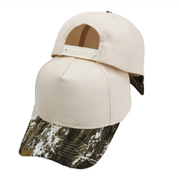 Gorras de béisbol de camuflaje multicolor Bordado 3D Gorras de béisbol florales de camuflaje Gorra de sombrero sin estructura de 5 paneles personalizada hecha en Vietnam