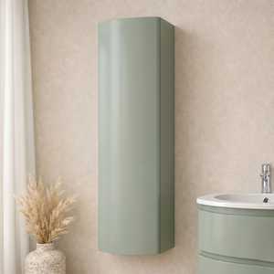 Armoire colonne moderne vert sauge pour salles de bain, murale et gain de place, design italien par Koricini, style Las Vegas - Product Image 2
