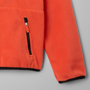 เสื้อสเวตเชิ้ตผ้าฟลีซพร้อมโลโก้แบบกำหนดเองสำหรับเด็กผู้ชาย ปิดด้วยซิปเพื่อความสบายและผ่อนคลาย รุ่นปี 2026 สำหรับฤดูหนาว คอตั้ง - Product Image 4