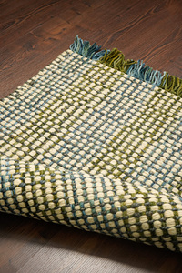 Fusion Artisanal Wool <b>Boho</b> <b>Rug</b> Modern Handmade Geometric Woollen <b>Rug</b> Plush Pile Height Washable for Home Use Bulk Supply - Product Image 4