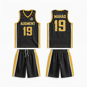 Conjunto de Uniforme de Baloncesto Personalizado, Camisetas de Equipo Sublimadas, Ropa Deportiva Transpirable de Malla - Product Image 1