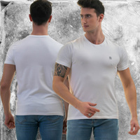 T-shirts personnalisés en gros de bonne qualité en vrac, 100% coton tricoté, imprimés, à manches courtes, séchage rapide, avec bordure contrastée, fabriqués en Turquie