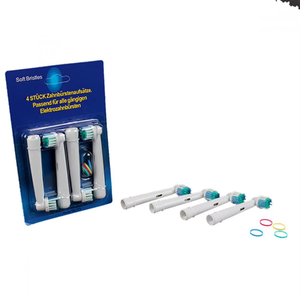 Paquete de 4 Cabezales de Repuesto de Cepillo de Dientes Eléctrico con Cerdas de Nailon Suave, con 1 Año de Garantía, para Uso en Hoteles, Hogares y Exteriores - Product Image 4