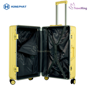 Hot Travel <b>Suitcase</b> Aluminum Frame Luggage Unisex Using for Travel Wholesale Large Capacity - Product Image 5