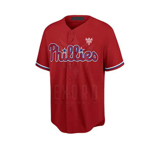 Conjuntos de uniformes de béisbol de talla grande transpirables personalizados, ropa deportiva de poliéster 100% de alta calidad, recién llegado - Product Image 5