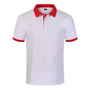 Polo personalizzate con ricamo Logo Design manica corta t-shirt da Golf da uomo Polo